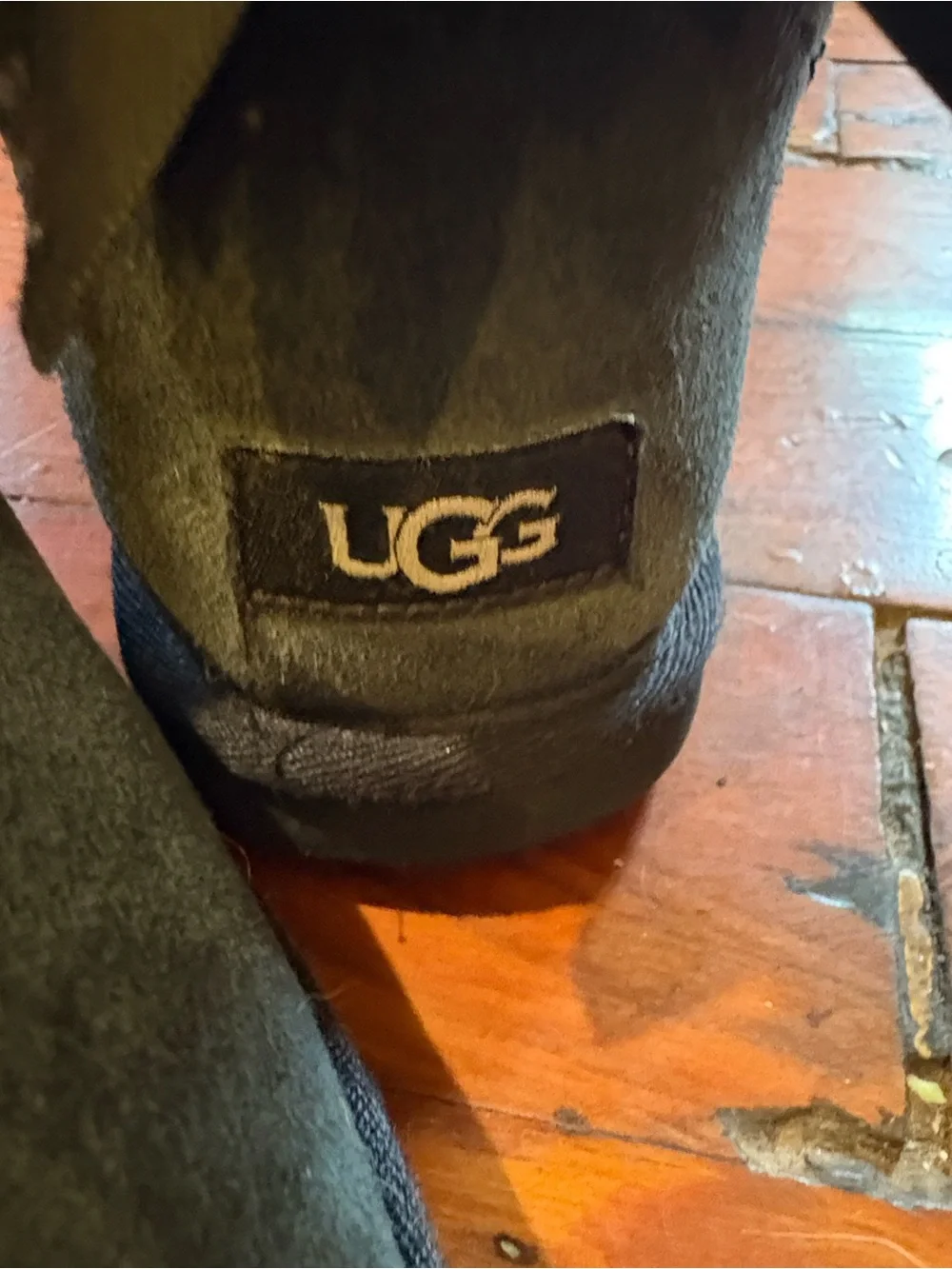 UGG Kids Bailey Bow II Boots Black - Size 5Y Fits Womens 6.5 to 7